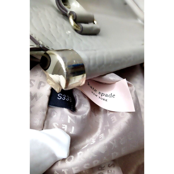 Kate Spade New York Knightsbridge Constance Soft Taupe Patent Satchel Bag - $698 - Picture 12 of 16